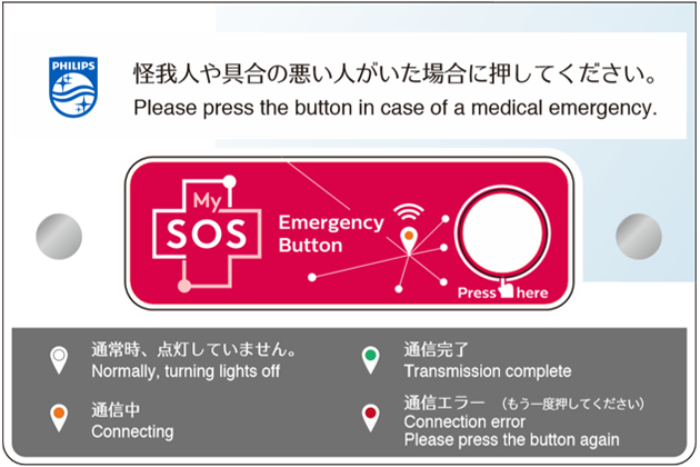 Sosボタン 心肺停止の急病人救援ソリューション Philips Healthcare Sosボタン 心肺停止の急病人救援ソリューション Philips Healthcare
