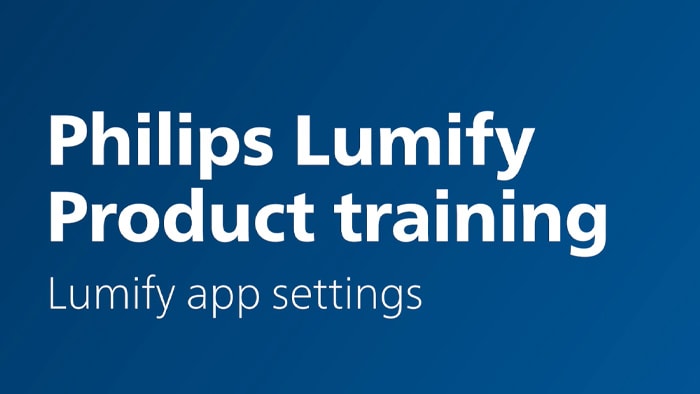 Lumifyアプリの設定