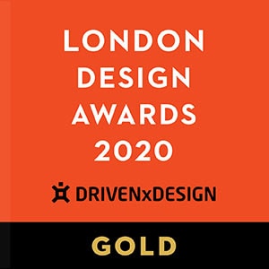 drivenxdesign賞プログラムのロゴ、London Design Awards 2020