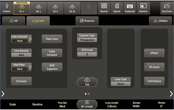 CVx-2D-Color-TS 循環器科 UI