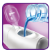 Visual to how to fill Airfloss Ultra dental flosser