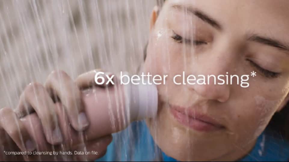 ビザピュアミニ洗顔ブラシのビデオ画像