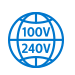 海外電圧(AC100~240v)対応のアイコン