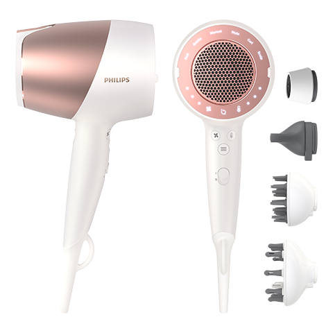 Philips Hair Dryer Prestige with SenseIQ technology, BHD827/00