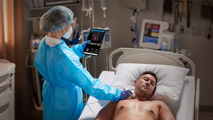 フィリップス、携帯型超音波診断装置「Lumify （ルミファイ ）」にリアルタイム血流定量評価機能を搭載