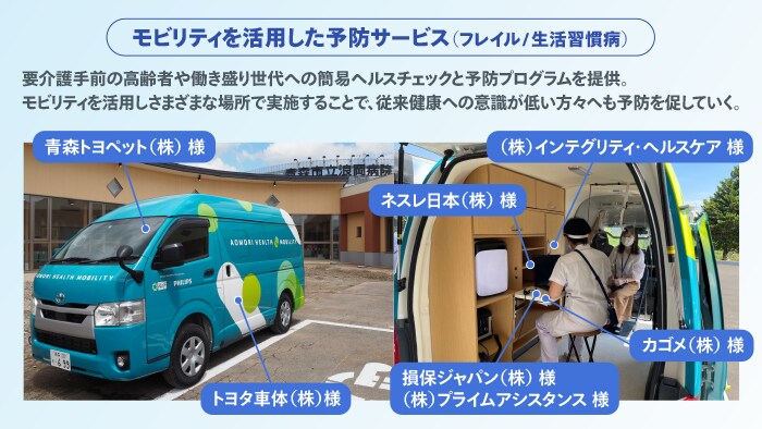 モビリティを活用した予防サービス