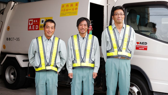 小野沢佳明さん、小林克雅さん、石津哲也さん