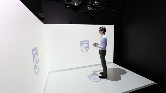 VRによる体感するショースペース